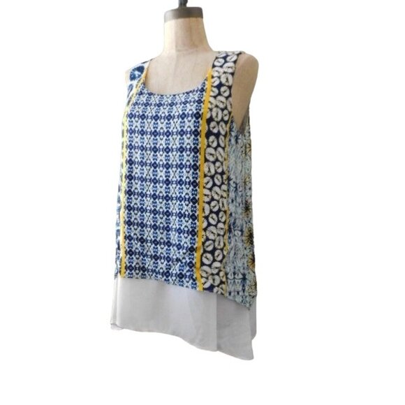 Karen Kane Size S Small Boho Lined Sleeveless Blouse - Picture 2 of 2